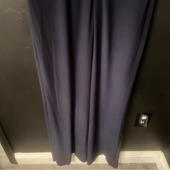 Ralph Lauren Evening sequins cap sleeves navy blue 
maxi Elegant Gown Size:16 - Picture 11 of 14